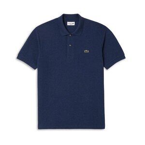 Lacoste Men's Short Sleeve Original Classic Fit Polo L.12.12 Petit Pique Blue